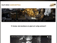 Tablet Screenshot of hultsbruk.se